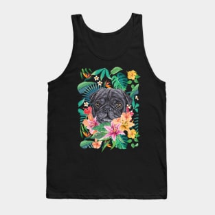 Tropical Pug 3 Tank Top